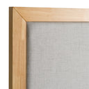 Santa Barbara - Modern Grey Fabric + Natural Bedroom Set
