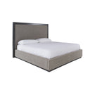 Santa Barbara + Santa Monica - Modern Grey Fabric + Grey Wash Bedroom Set