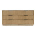 Santa Monica - Modern Natural Oak Bed