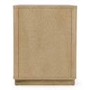 Santa Monica - Modern Natural Oak 3 Drawer Nightstand