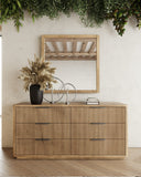 santa monica - modern natural oak bedroom set