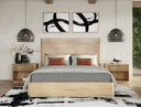 Santa Monica - Modern Natural Oak Bed