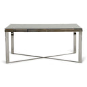 Santiago Modern Rectangular Wood Mosaic Dining Table