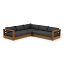 Bronte - Modern Black Concrete Round Coffee Table