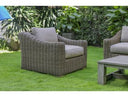 Sapelo Outdoor Beige Wicker Chair