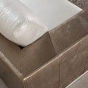 Cordova Modern Bronze & White Leather Sofa Set