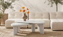 Sophie Outdoor Nesting Table Set Cream Lacquer