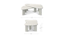 Sophie Outdoor Nesting Table Set Cream Lacquer