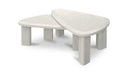 Sophie Outdoor Nesting Table Set Cream Lacquer