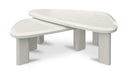 Sophie Outdoor Nesting Table Set Cream Lacquer
