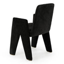 Scahill - Modern Black Fabric Dining Chair