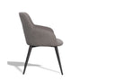 Scranton - Modern Grey & Black Dining Chair, view 2