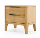 Seattle - Modern Natural Oak Bed