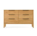 Seattle - Modern Natural Oak Bed