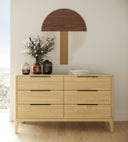 Seattle - Modern Natural Oak Bedroom Set