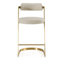 Shandra - Black Velvet + Gold Counter Stool