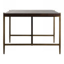 Shane - Modern Acacia & Brass Dining Table