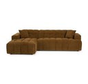 Thune - Modern Brown Fabric Swivel Accent Chair