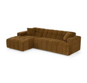 Thune - Modern Brown Fabric Swivel Accent Chair