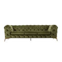 Sheila - Transitional Green Fabric Chair