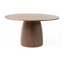 Sheridan - Mid-Century Modern Grey Fabric + Walnut Dining Chair