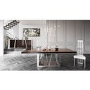 Elise Modern White Leatherette Dining Chair