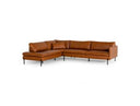 Hickman - Modern Dark Grey Fabric Right Facing Sectional Sofa