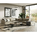 Sherry - Modern Cognac Leather Right Facing Sectional Sofa