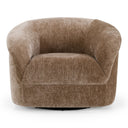 Sheth - Modern Brown Fabric Accent Chair