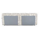Shiloh - Modern Off-White + Black Fabric Bed