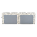 shiloh - modern off-white + black fabric bed
