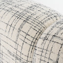 shiloh - modern off-white + black fabric bed