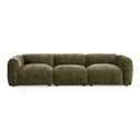 Siegal - Modern Olive Green Fabric Sofa