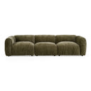 Siegal - Modern Olive Green Fabric Sofa