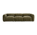 Siegal - Modern Olive Green Fabric Lounge Chair