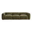 Siegal - Modern Olive Green Fabric Sofa