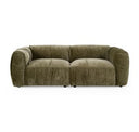 Siegal - Modern Olive Green Fabric Sofa