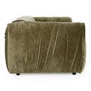 Siegal - Modern Olive Green Fabric Loveseat Sofa