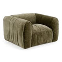 Siegal - Modern Olive Green Fabric Sofa