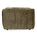Siegal - Modern Olive Green Fabric Lounge Chair