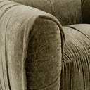 Siegal - Modern Olive Green Fabric Lounge Chair