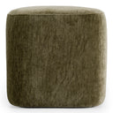 Siegal - Modern Olive Green Fabric Bench