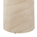 Sinai - Modern Faux Travertine Concrete Round Dining Table