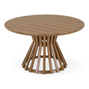 Sintra - Outdoor Grey + Eucalyptus Round Dining Table Set