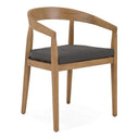 Sintra - Outdoor Grey + Eucalyptus Round Dining Table Set