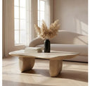Slone - Modern Beige Fiberform Coffee Table