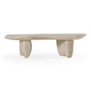 Slone - Modern Beige Concrete Coffee Table