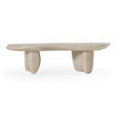 Slone - Modern Beige Concrete Coffee Table