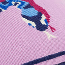Snake Needlepoint Pillow