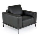 Soho - Italian Grey Leather Armchair